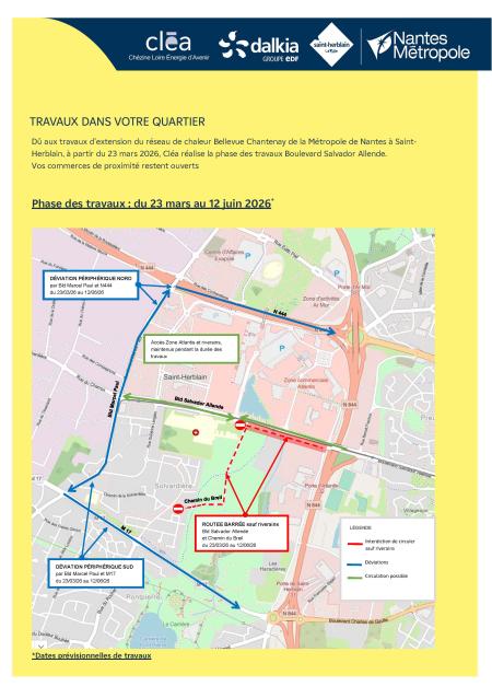 Extension du réseau de chaleur Bellevue Chantenay à Saint-Herblain 2